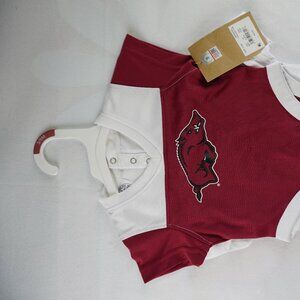 Arkansas razorbacks one piece set 3-6 month new